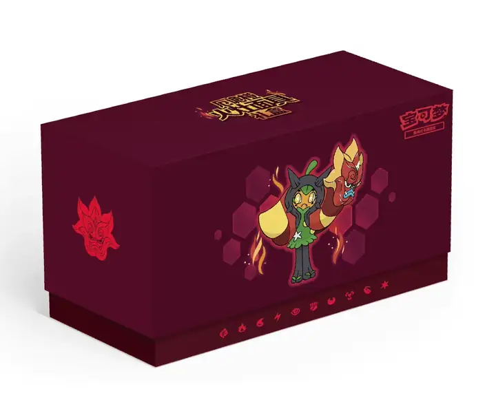 Ogerpon Gift Box — Hearthflame Mask — catalog photograph